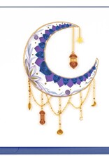 Quilling Card Quilled Decorative Crescent Moon Greeting Card
