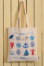 Serrv Nautical Embroidered Tote Bag