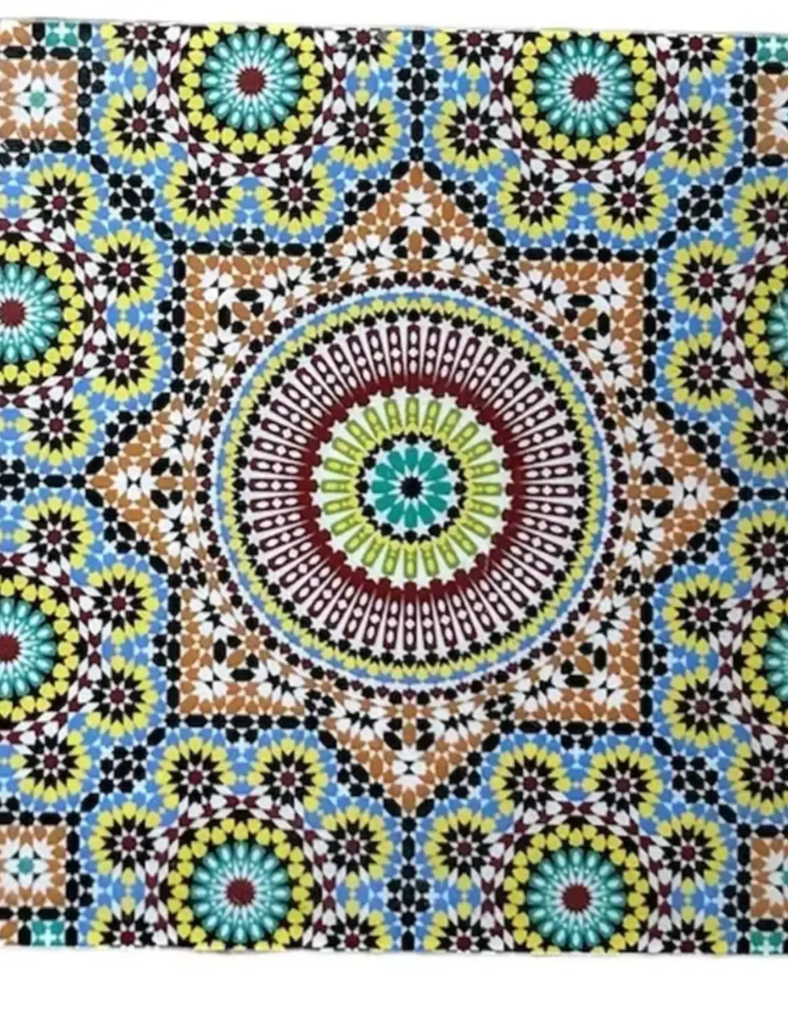 Hopes Unlimited Red Yellow Mandala Coaster