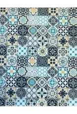 Hopes Unlimited White Green Mosaic Coaster