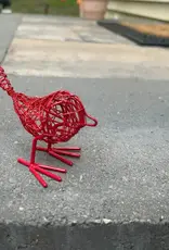 Hopes Unlimited Red Wire Bird