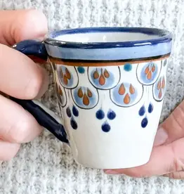 Lucia's Imports Hand-Painted Ceramic Espresso Cup