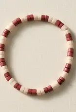 Ten Thousand Villages Thota Bone Bead Bracelet (Brown)