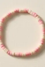 Ten Thousand Villages Thota Bone Bead Bracelet (Pink)