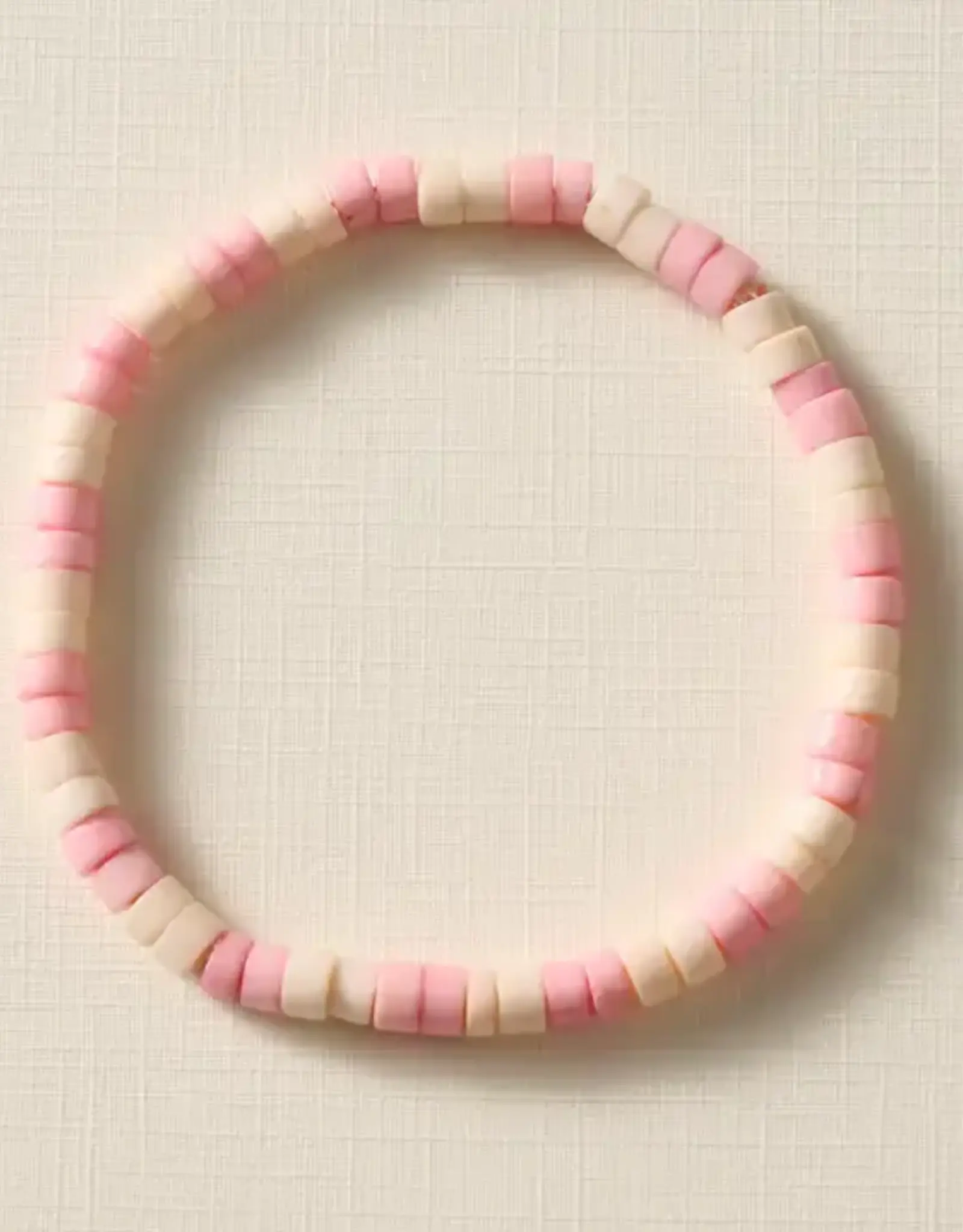 Ten Thousand Villages Thota Bone Bead Bracelet (Pink)