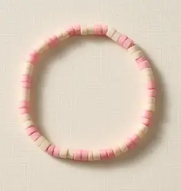 Ten Thousand Villages Thota Bone Bead Bracelet (Pink)