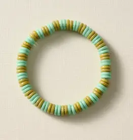 Ten Thousand Villages Khet Bead Bracelet (Green)