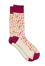 Conscious Step Socks for Women's Equality (Pink Floral)