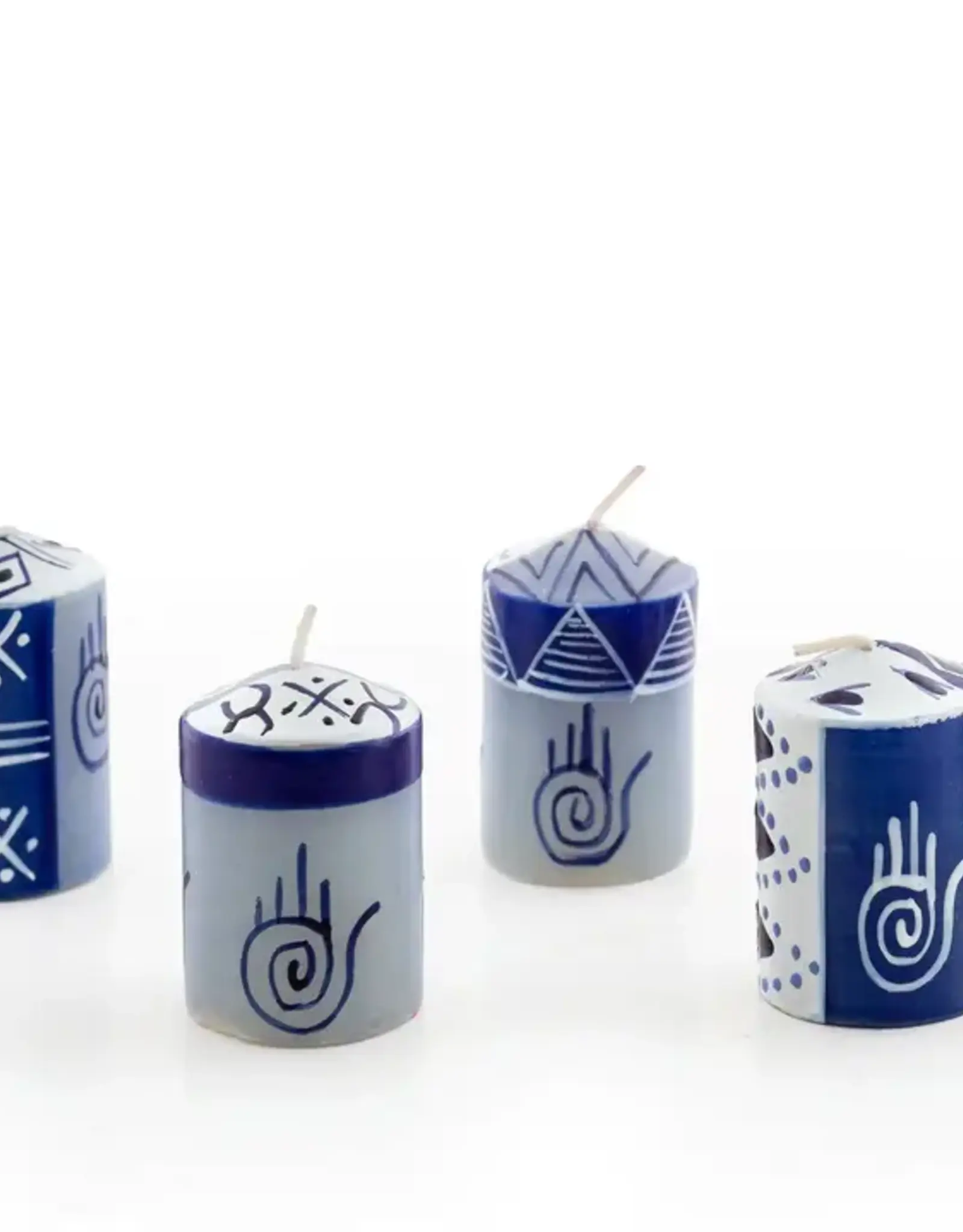 Thumbprint Artifacts Hamsa Candle -  2” x 1.5”