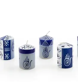 Thumbprint Artifacts Hamsa Candle -  2” x 1.5”