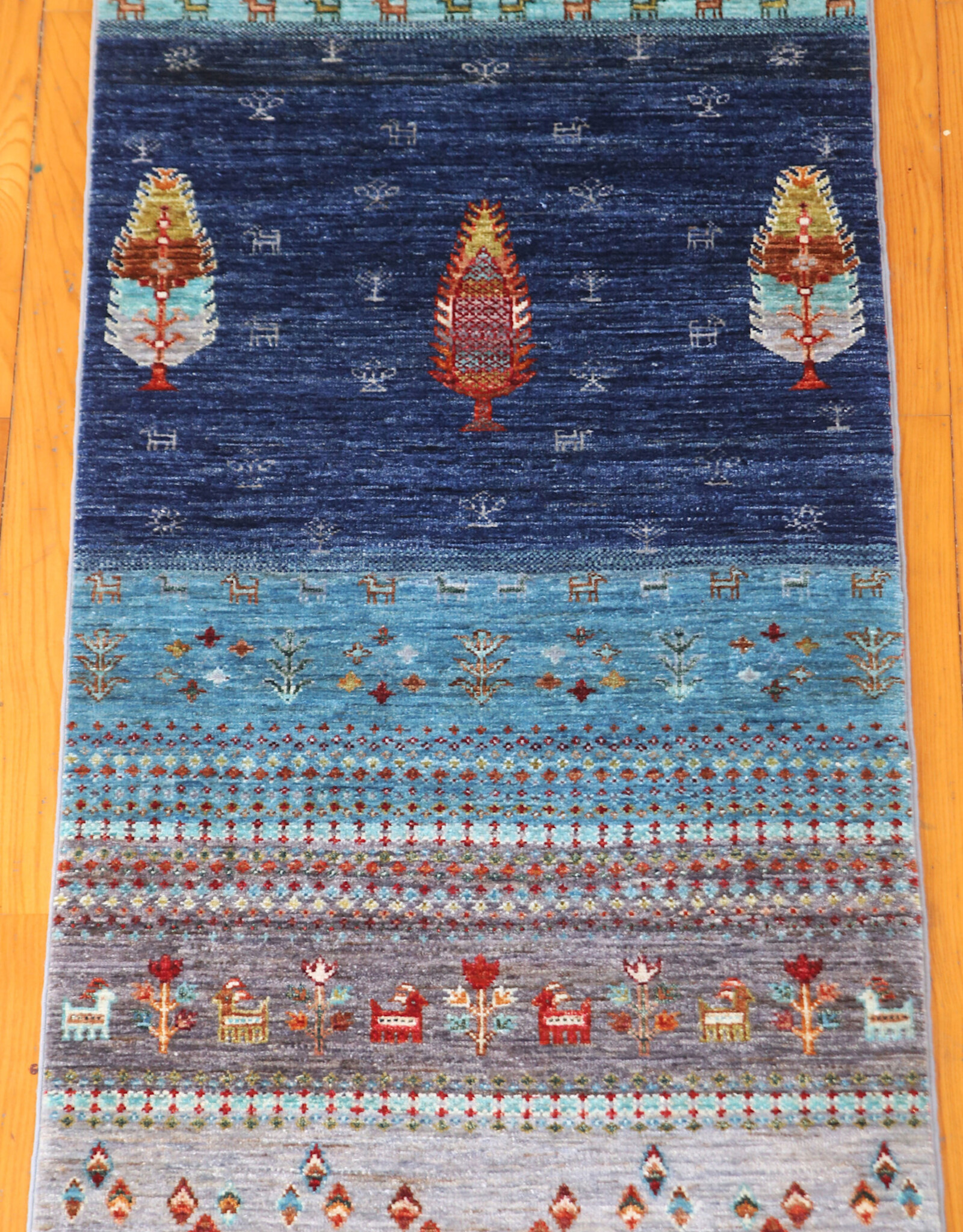 Bunyaad Pakistan 2260070  Chobi Natural Dye  2.6 X 6.7
