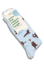 Conscious Step Socks that Support Mental Health (Blue Sloths)