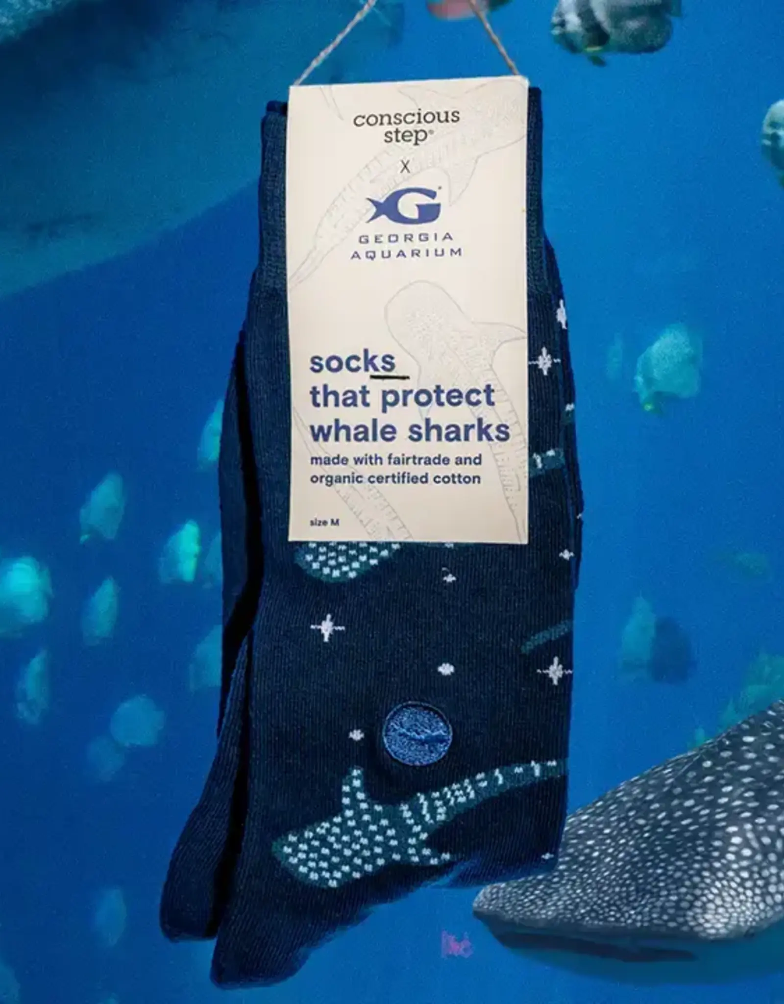 Conscious Step Socks that Protect Whale Sharks