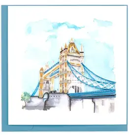 Quilling Card Quilled Tower Bridge Greeting Card