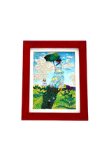 Bunyaad Pakistan Red Oak Wood Frame - 5"x7"