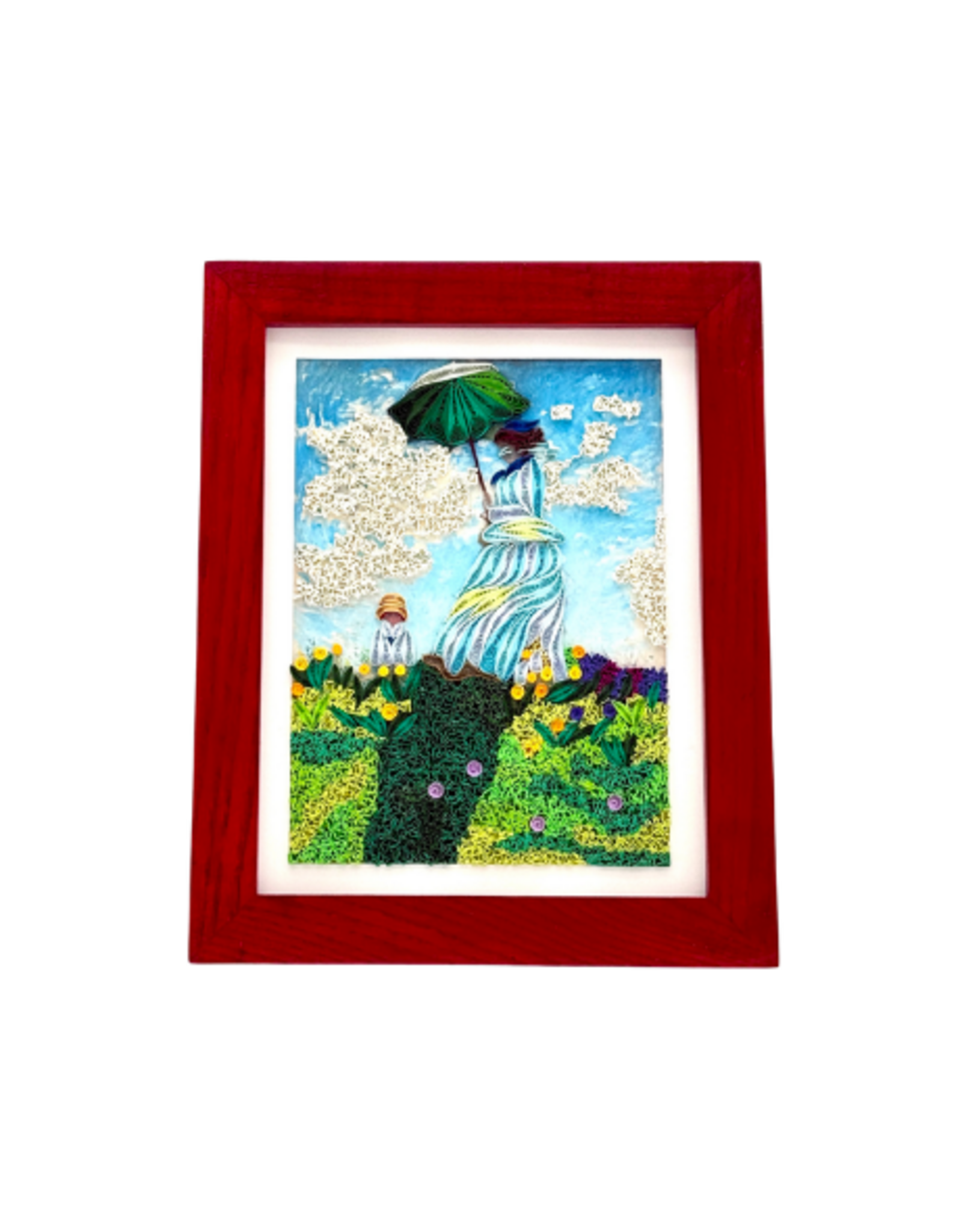 Bunyaad Pakistan Red Oak Wood Frame - 5"x7"