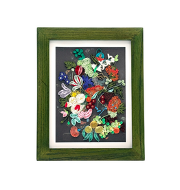 Bunyaad Pakistan Green Oak Wood Frame - 5"x7"