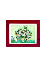 Bunyaad Pakistan Red Oak Striped Wood Frame - 5"x7"