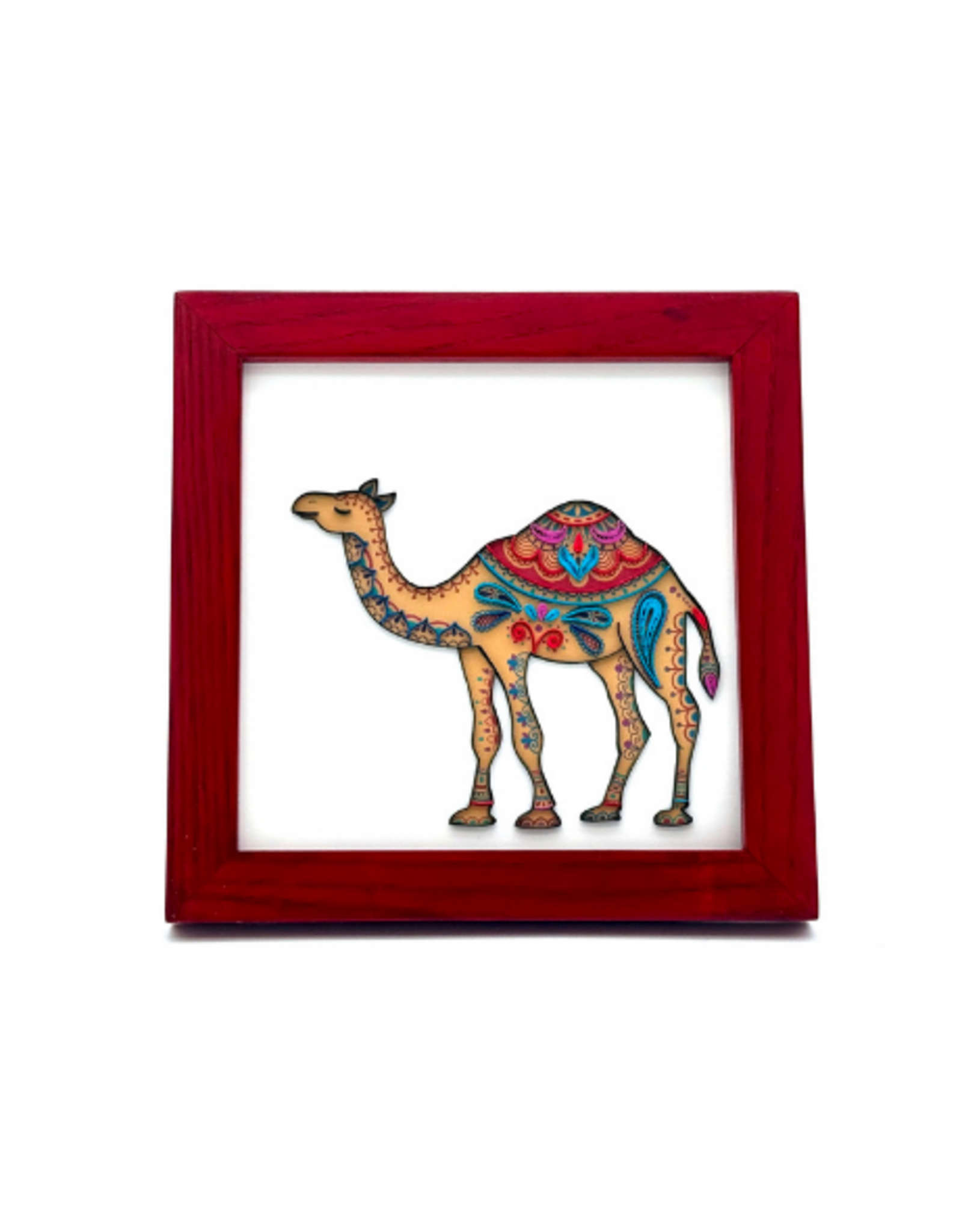 Bunyaad Pakistan Red Oak Wood Frame - 6"x6"