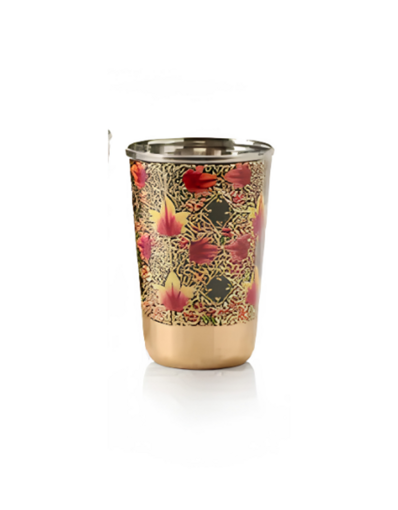 Serrv Gilded Foliage Steel Cup