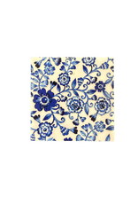 Hopes Unlimited Blue and White Floral Coaster