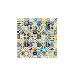 Hopes Unlimited White Green Mosaic Coaster