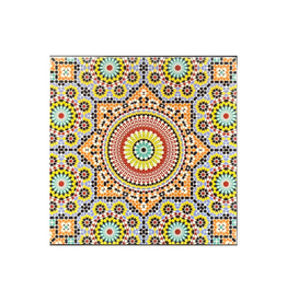 Hopes Unlimited Red Yellow Mandala Coaster