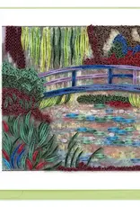 Quilling Card The Water Lily Pond, Monet - Artist Series