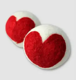 Ganesh Himal Dryer Ball Heart (Multiple Colors)