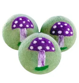 dZi Handmade Dryer Ball Magic Mushrooms