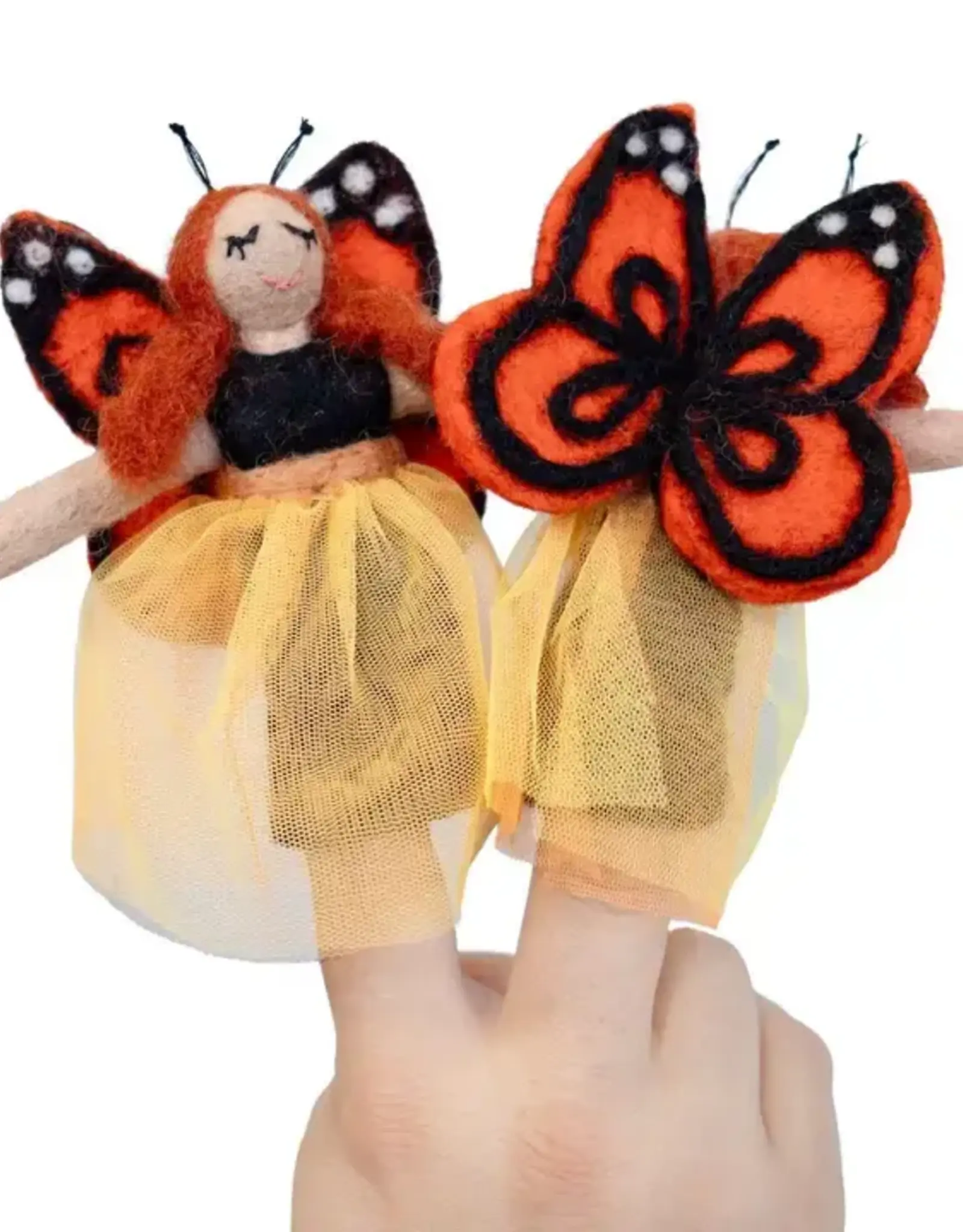 dZi Handmade Monarch Fairy Finger Puppet