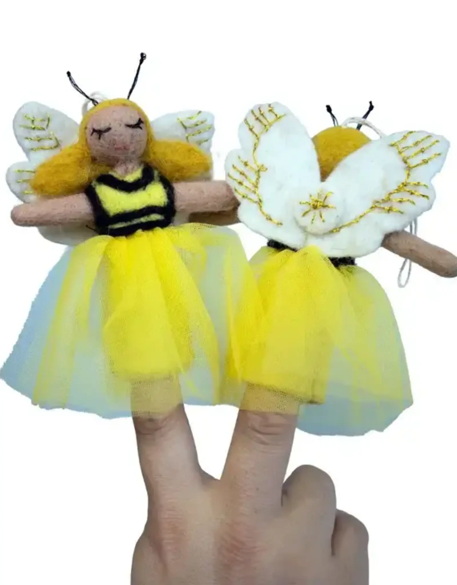dZi Handmade Honeybee Fairy Finger Puppet