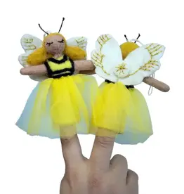 dZi Handmade Honeybee Fairy Finger Puppet