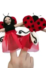 dZi Handmade Ladybug Fairy Finger Puppet