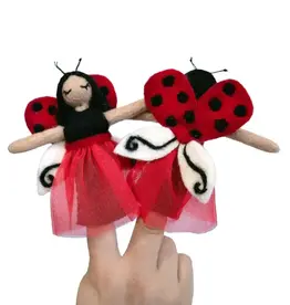 dZi Handmade Ladybug Fairy Finger Puppet