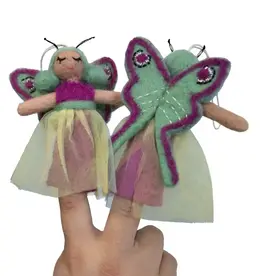 dZi Handmade Luna Moth Fairy Finger Puppet
