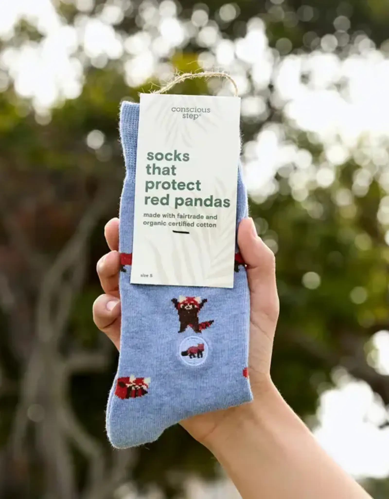Conscious Step Socks that Protect Red Pandas