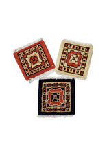Bunyaad Pakistan Mug Rug Assorted Flower Medallion