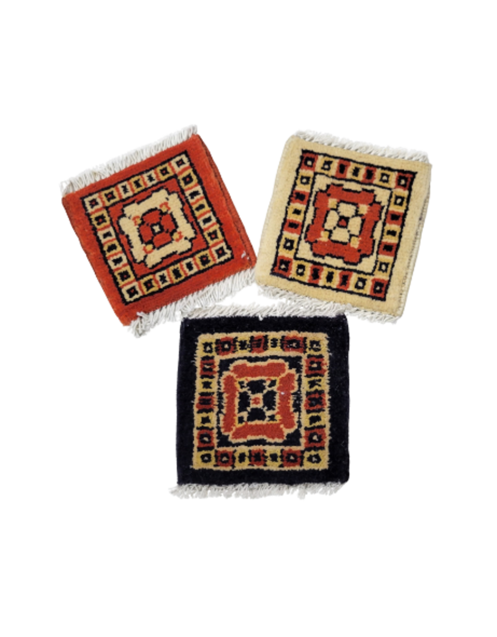 Bunyaad Pakistan Mug Rug Assorted Flower Medallion