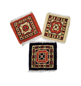Bunyaad Pakistan Mug Rug Assorted Flower Medallion