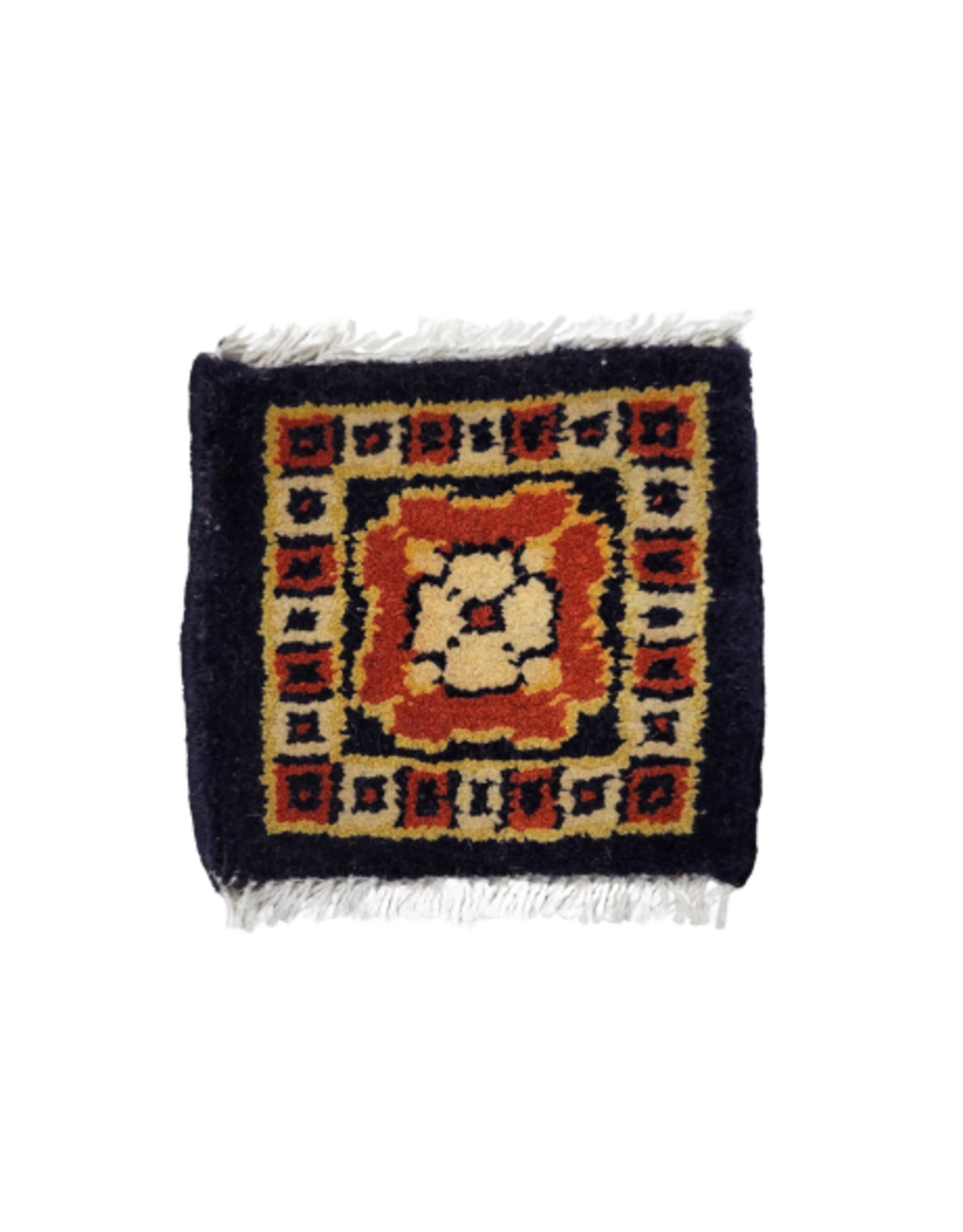 Bunyaad Pakistan Mug Rug Assorted Flower Medallion