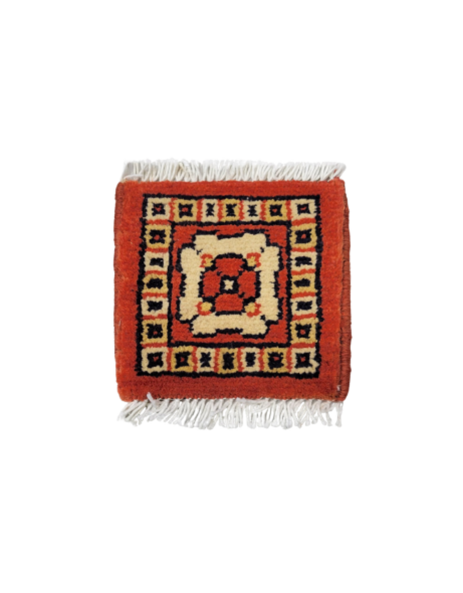 Bunyaad Pakistan Mug Rug Assorted Flower Medallion