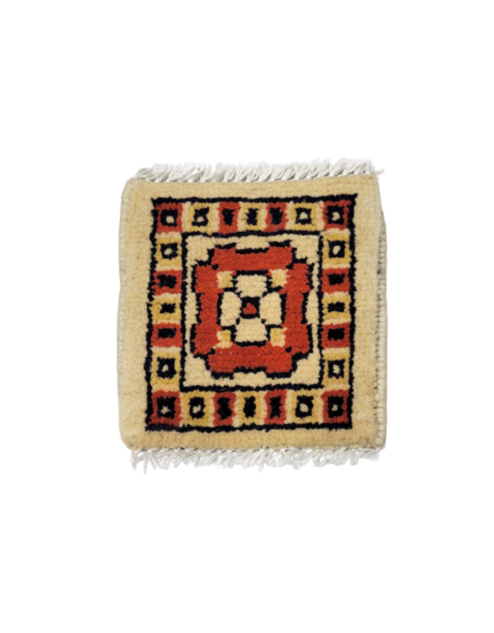 Bunyaad Pakistan Mug Rug Assorted Flower Medallion