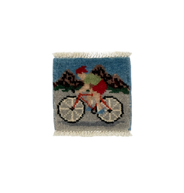 Bunyaad Pakistan Mountain Biking Mug Rug