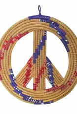 Serrv Upcycled Sari Peace Wreath