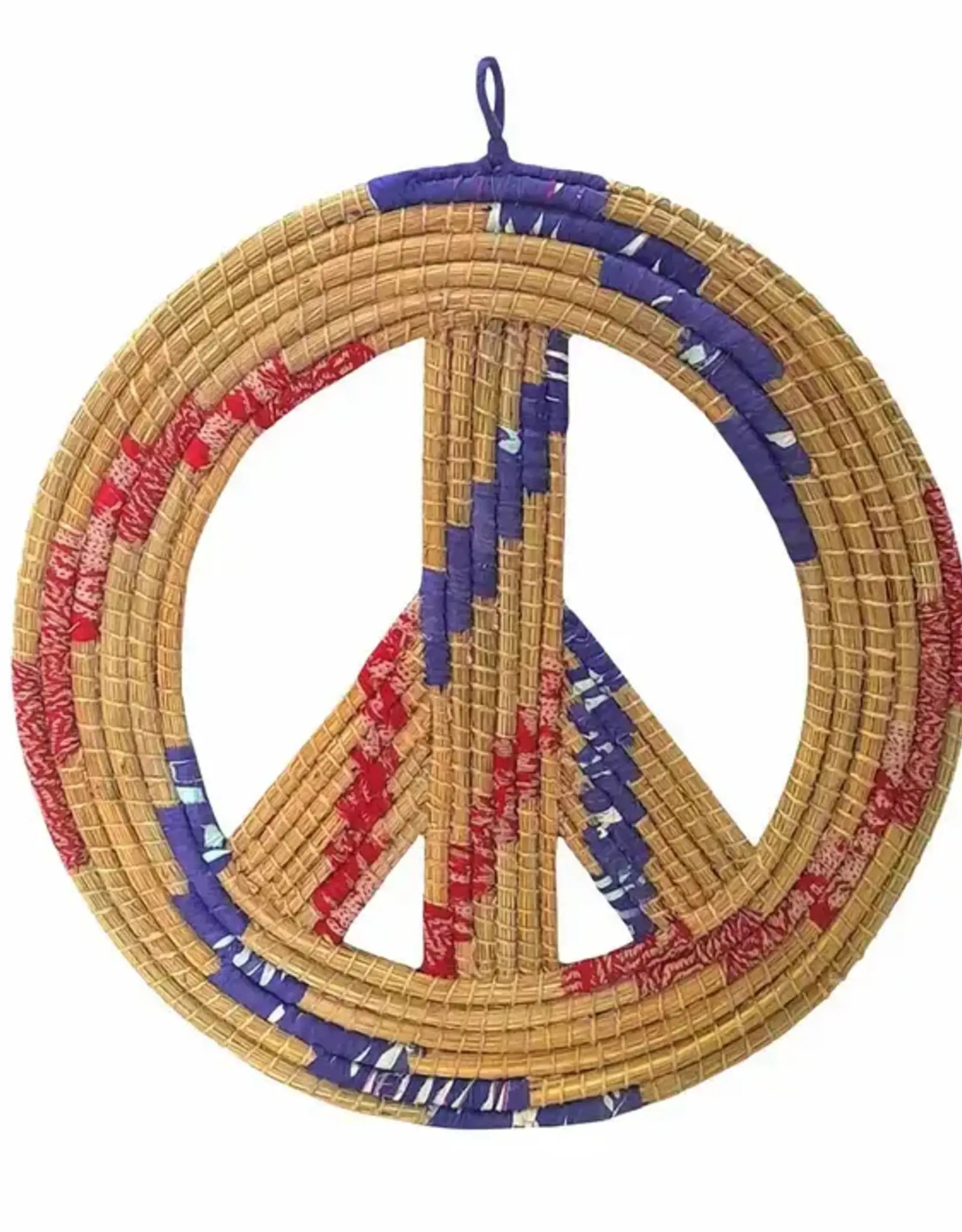 Serrv Upcycled Sari Peace Wreath