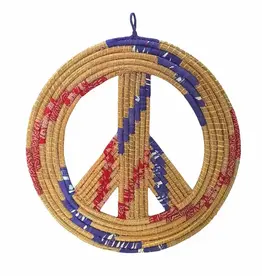Serrv Upcycled Sari Peace Wreath