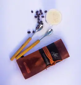 Twin Engine Coffeewood Mug Spoon -  2 Piece Set