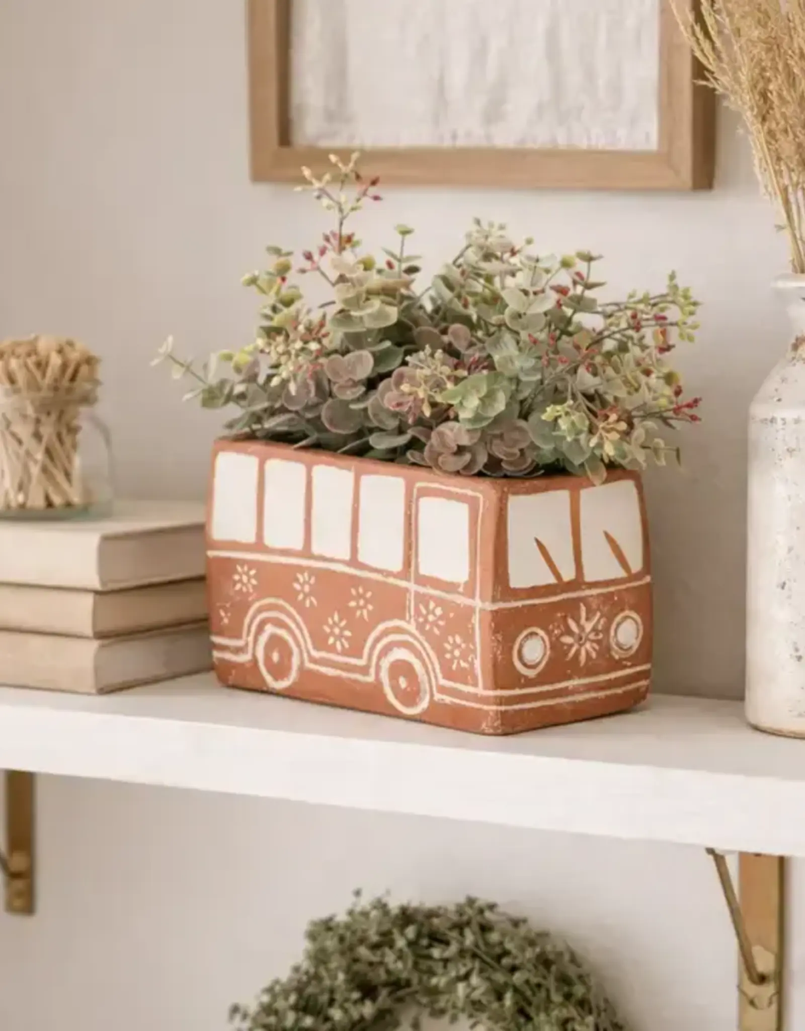 Matr Boomie Vasanta Bus Planter - Terracotta