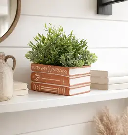 Matr Boomie Vasanta Books Planter - Terracotta